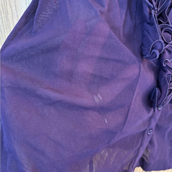 Apt. 9 Frilly Tank in Purple - Picture 5 of 9